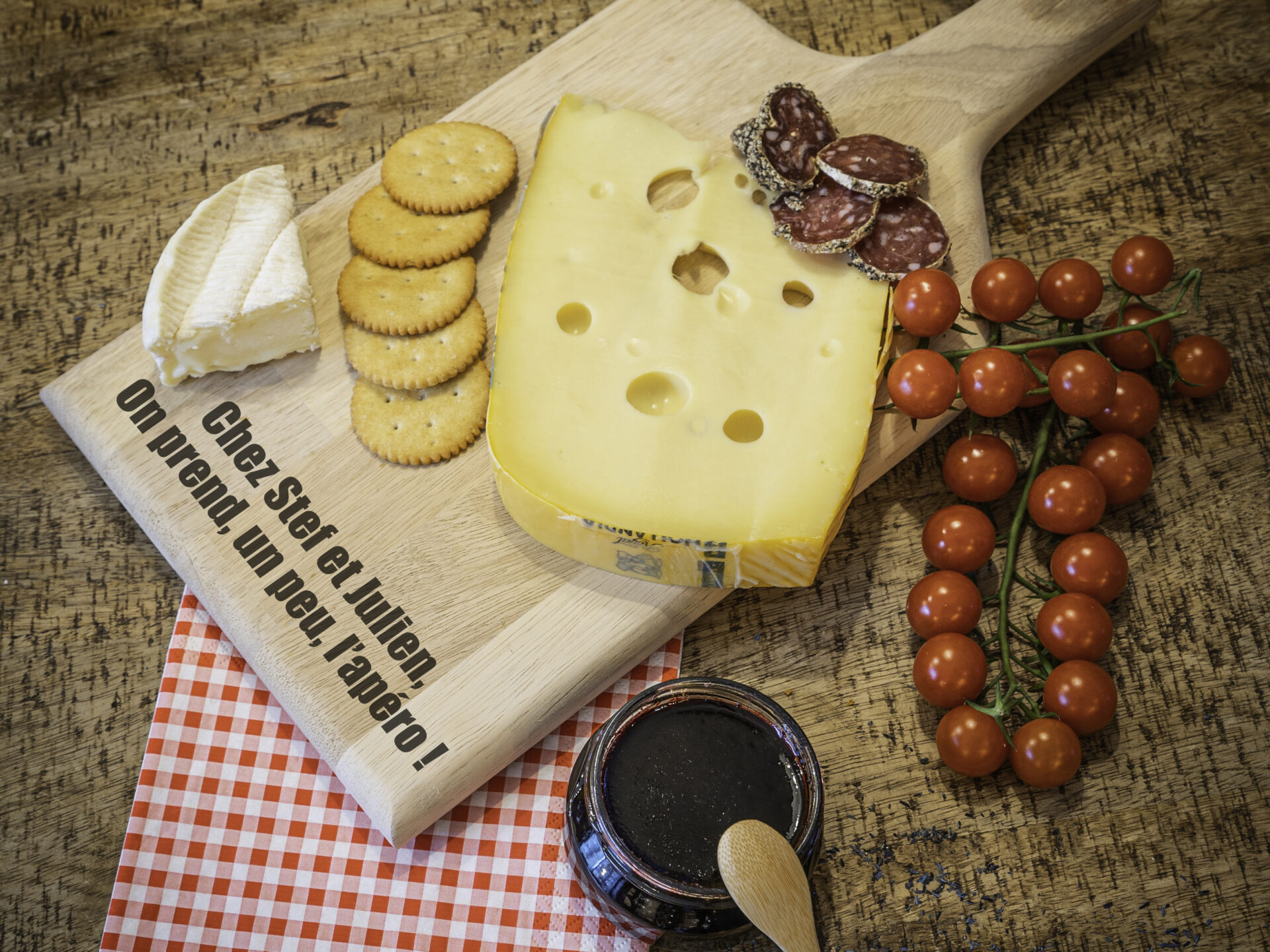 planche apero personnalisable | planche a decouper la quotidienne | maplancheapero.fr